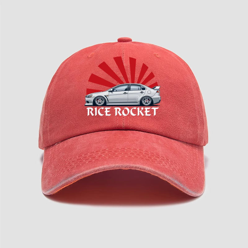 Custom Rice Rocket Baseball Caps