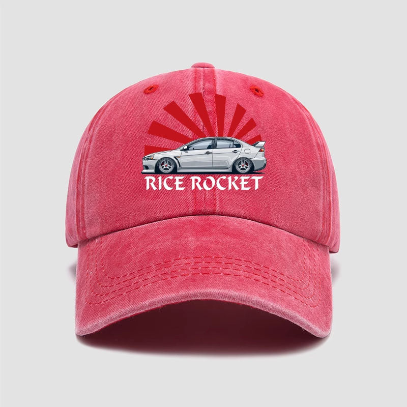 Custom Rice Rocket Baseball Caps