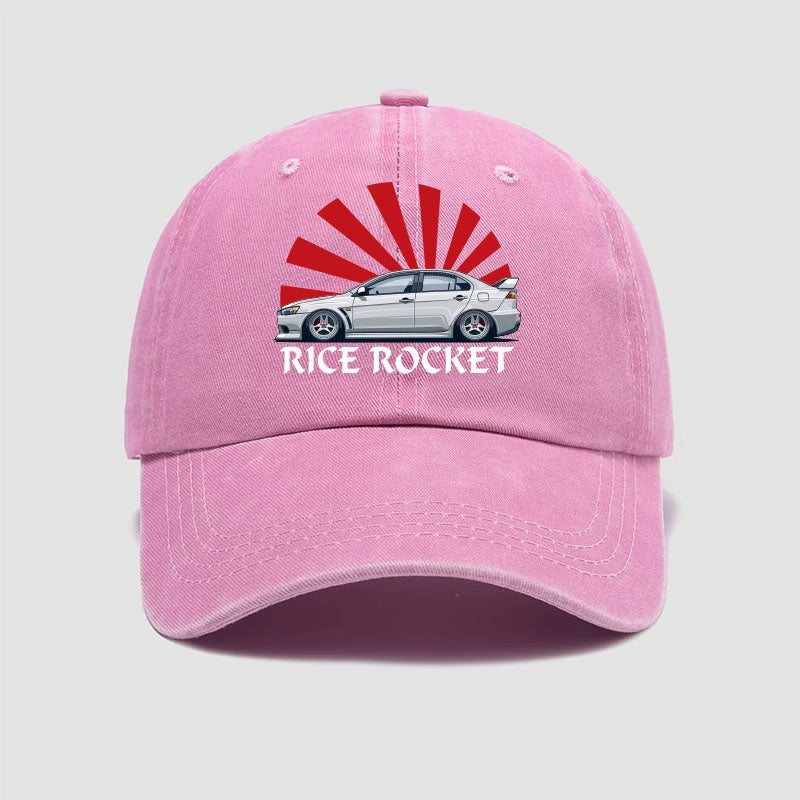 Custom Rice Rocket Baseball Caps