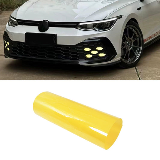 Yellow Red Fog Light Film Modification Stickers for MK8 8.5 GTI