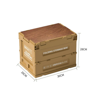 Outdoor Folding Camping Storage Box for Picnic and Car Trunk Organization