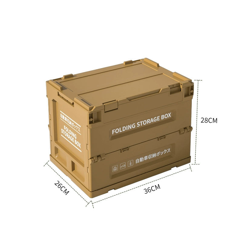 Outdoor Folding Camping Storage Box for Picnic and Car Trunk Organization
