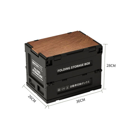 Outdoor Folding Camping Storage Box for Picnic and Car Trunk Organization