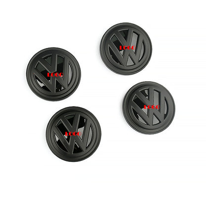 Overlay Badge Sticker for Black Wheel Hub Caps - Compatible with Golf MK7 and MK7.5 Models