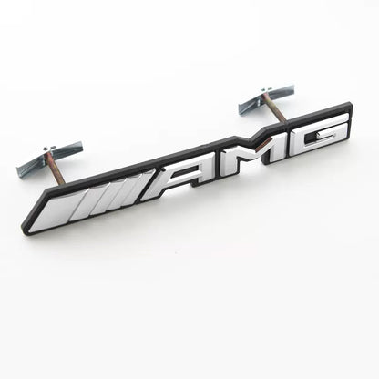 AMG Mid-Grid Logo Decorative Stickers - Enhance Your A, C, and E-Class with Stylish AMG Logo Accents