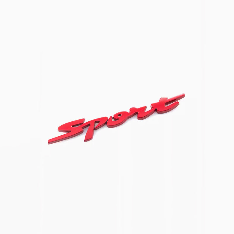 3D Car 'Sport' Rear Sticker - 2.3cm x 13cm