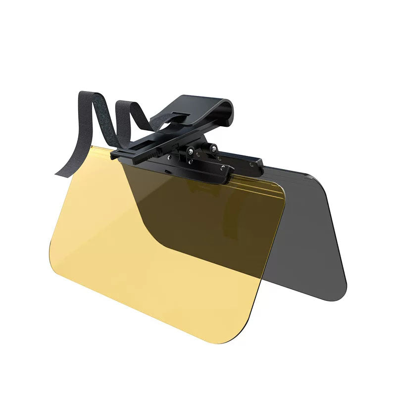 Wide-View Anti-Glare Car Visor Extender – Day/Night Anti-UV Driver Shield