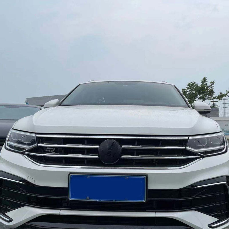 ABS Front and Rear Emblem Sticker for 2021-2023 Tiguan L GTE Models: Full Flat Version