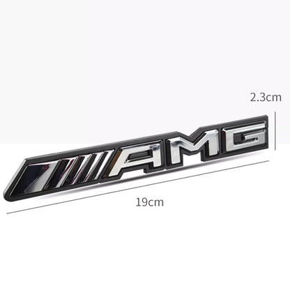 AMG Mid-Grid Logo Decorative Stickers - Enhance Your A, C, and E-Class with Stylish AMG Logo Accents