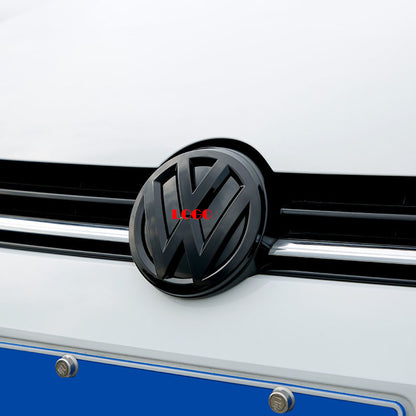 ABS Front and Rear Black Emblem Badge Overlays for MK7 & MK7.5 Models