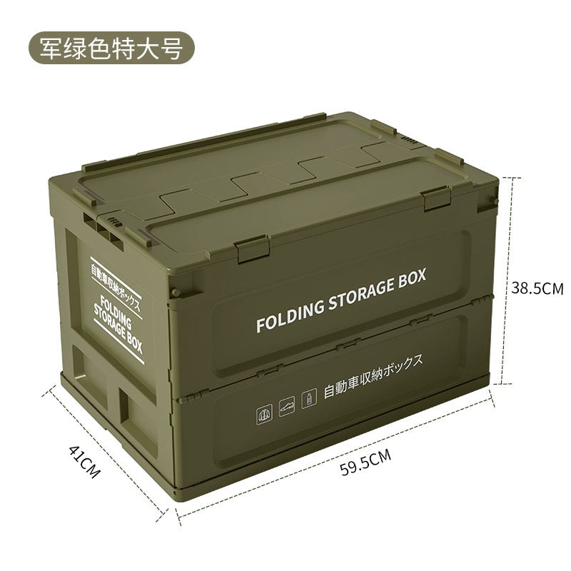 Outdoor Folding Camping Storage Box for Picnic and Car Trunk Organization