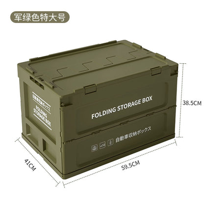 Outdoor Folding Camping Storage Box for Picnic and Car Trunk Organization