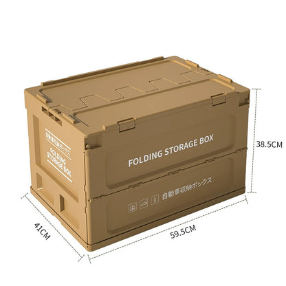Outdoor Folding Camping Storage Box for Picnic and Car Trunk Organization