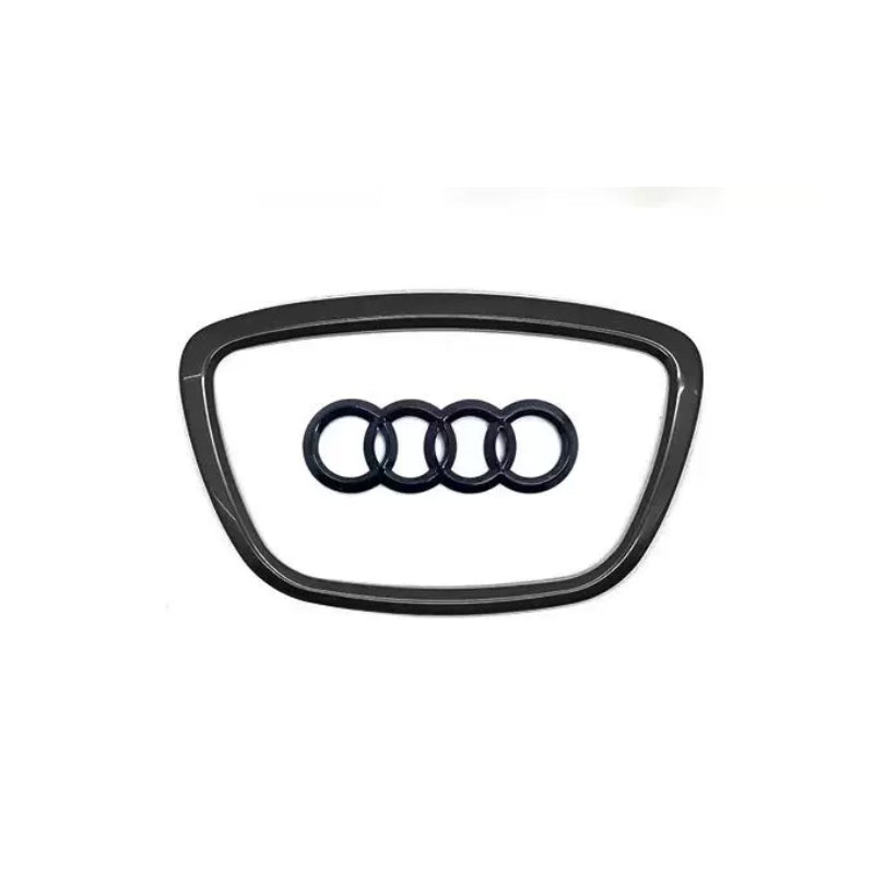 Pinalloy Steering Wheel Emblem for Audi 2012 to 2018, including A6L, A8L, A7, A4L, A3, Q3, Q5, and Q7
