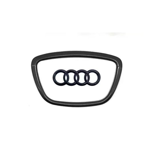 Pinalloy Steering Wheel Emblem for Audi 2005 to 2011, including A6L, A8L, A3, A4L, A5, Q3, Q5, Q7, and A7