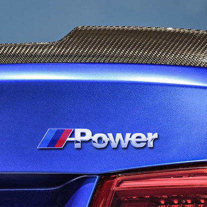Bimmer M Logo Rear Logo Sticker - Enhance Your 1234567 Series Car with the Iconic Mpower Sports Logo