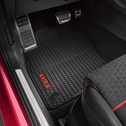 (Set of 4) Pinalloy Honeycomb Rubber Waterproof Foot Pad for MK7 MK8 GTI