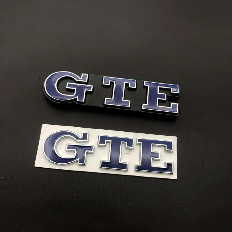 GTE Letter Sticker - High-Quality Trunk Tail Sticker for Polo Car, Modified Mid-Grid Logo