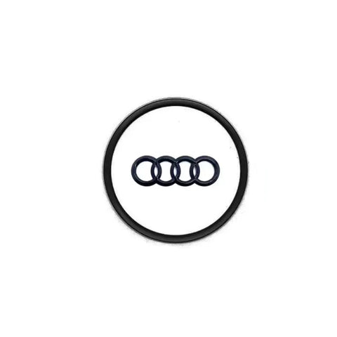 Pinalloy Steering Wheel Emblem for Audi 2017 to 2023, including A4L, Q2L, A3, A5, and S3