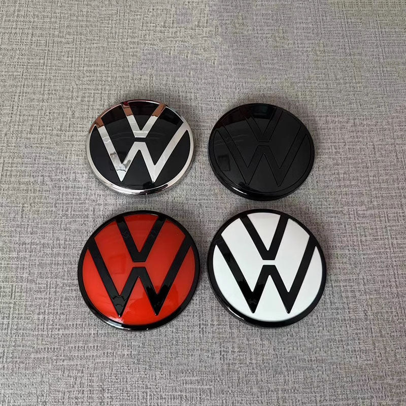 Modified Black/White/Red Rear Replacement Emblem for VW Volkswagen Golf 8 ID3 New Magotan POLO Tange CC