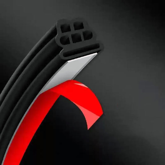 Universal Three-Layer Thickened Car Door Sealing Strip for Noise Reduction, Dustproofing, and Waterproofing