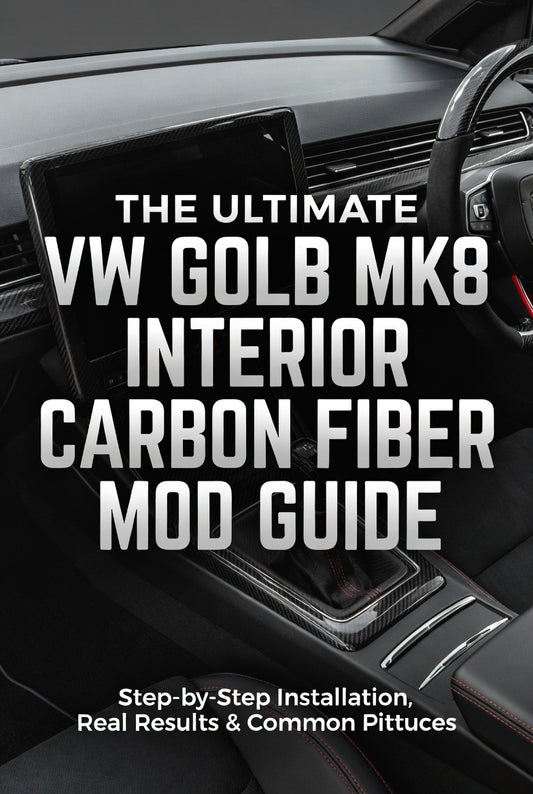 The Ultimate VW Golf MK8 Carbon Fiber Interior Guide
