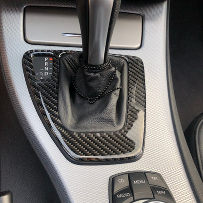 Pinalloy E90/E92E93 three series carbon fiber shift control panel car interior modification accessoriesSuitable for BMW