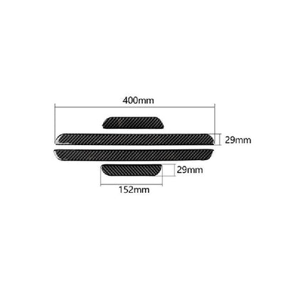 Pinalloy Carbon Fiber Side Door Sill Strip Stickers Accessories For Audi A3 2014-2019 - Pinalloy Online Auto Accessories Lightweight Car Kit 