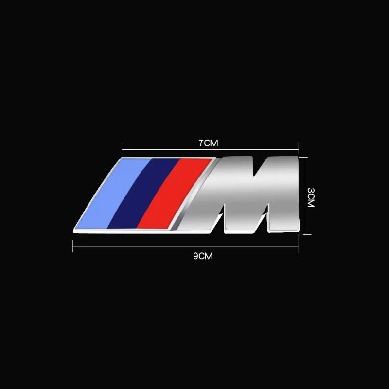 ABS M badge Side Rear emblem for Bimmer
