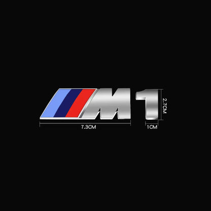 ABS M badge Side Rear emblem for Bimmer