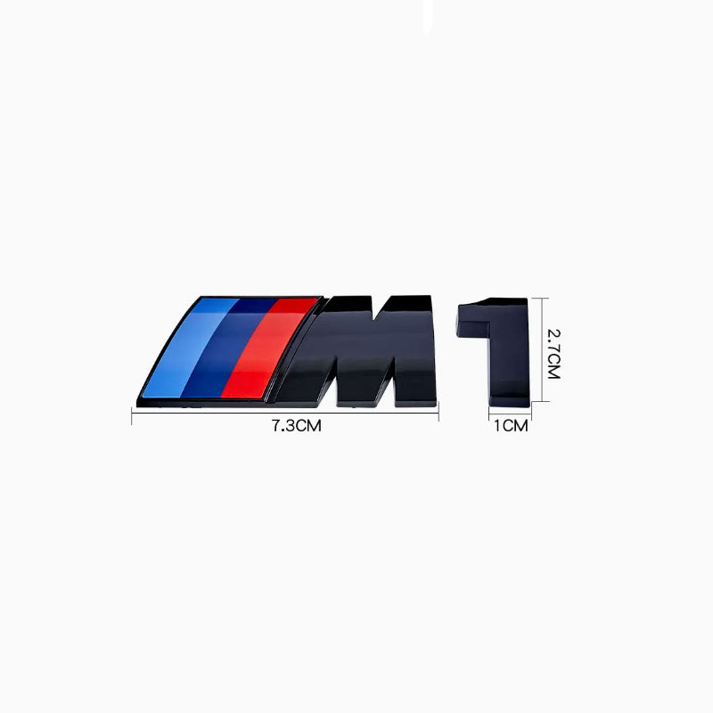 ABS M badge Side Rear emblem for Bimmer