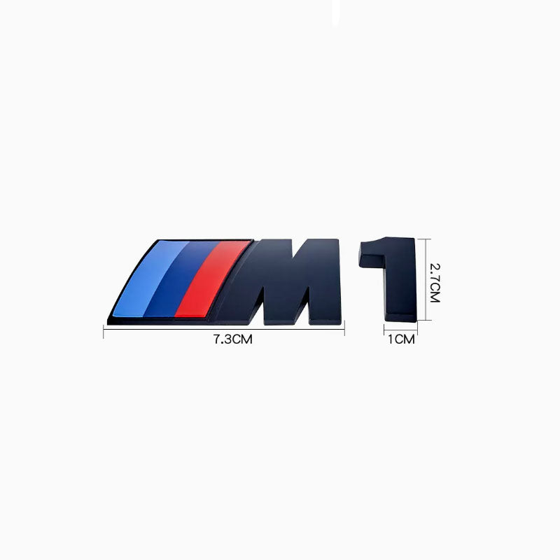 ABS M badge Side Rear emblem for Bimmer