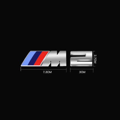 ABS M badge Side Rear emblem for Bimmer
