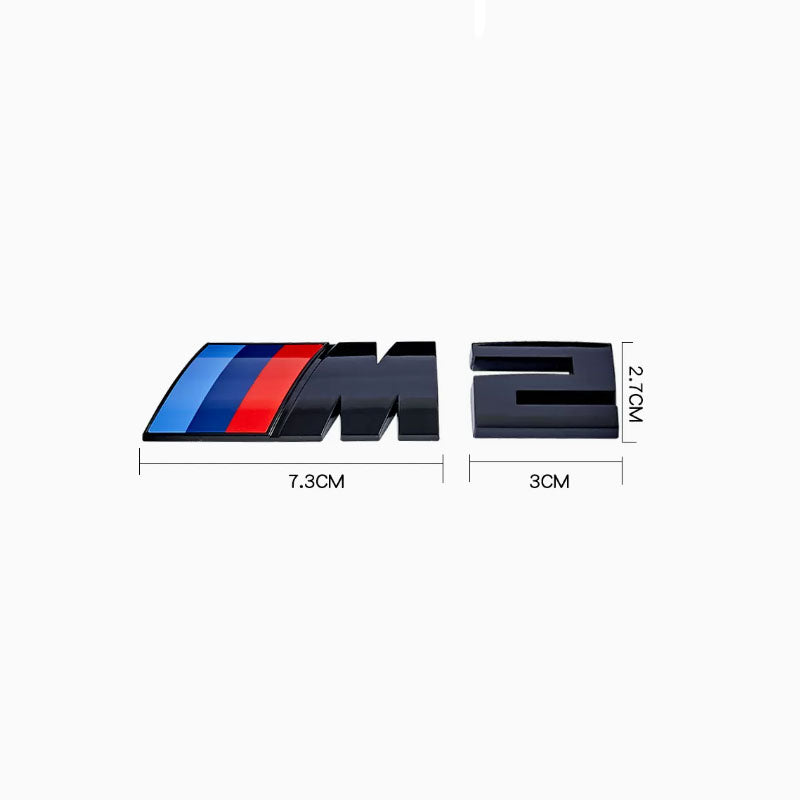 ABS M badge Side Rear emblem for Bimmer