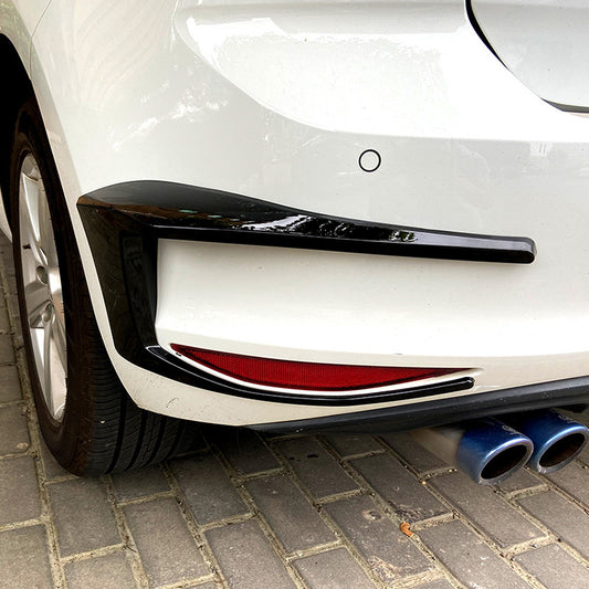 Pinalloy ABS Rear Bumper Fin Stickers for Golf7 7 Models