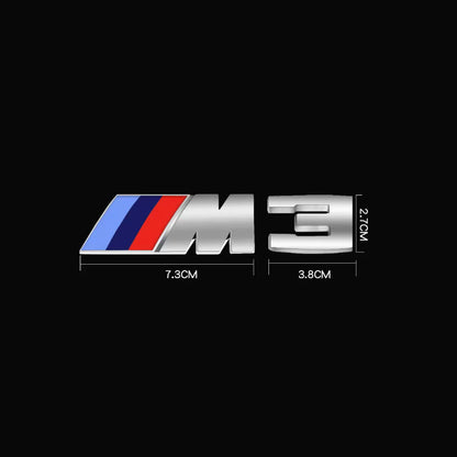 ABS M badge Side Rear emblem for Bimmer