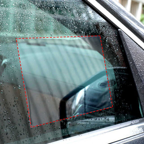 (Set of 2) Anti-fogging Car Side Mirror Rainproof Coating Water Reversing Sticker (200MM x 160MM)