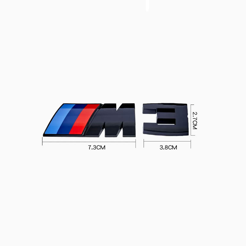 ABS M badge Side Rear emblem for Bimmer