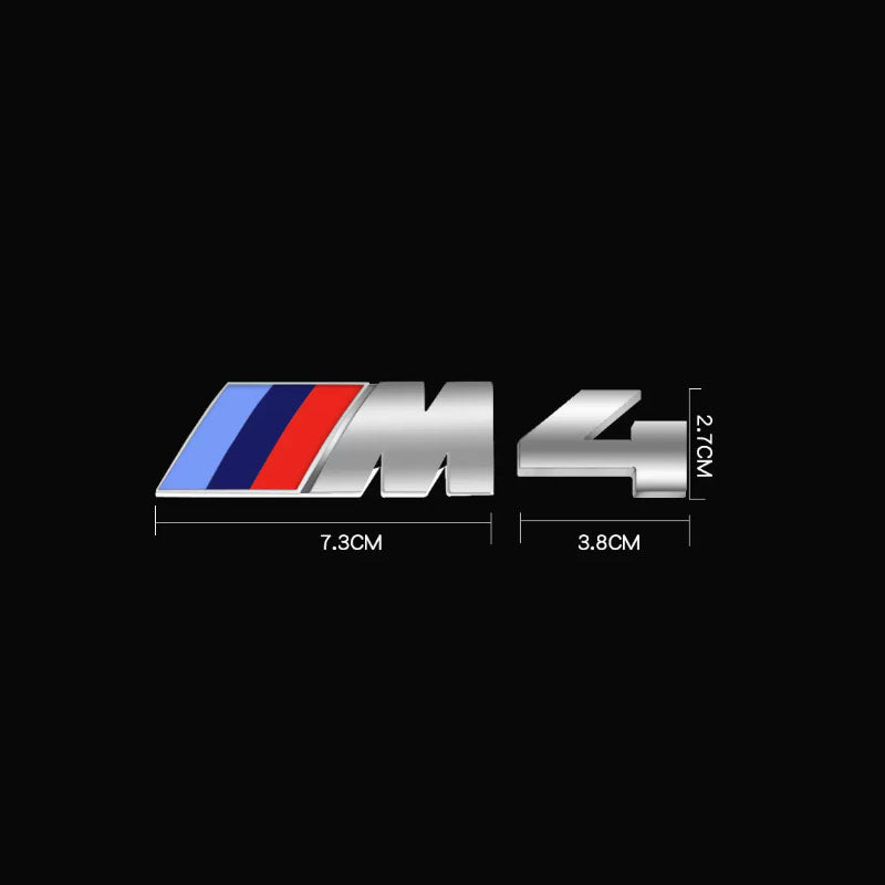 ABS M badge Side Rear emblem for Bimmer