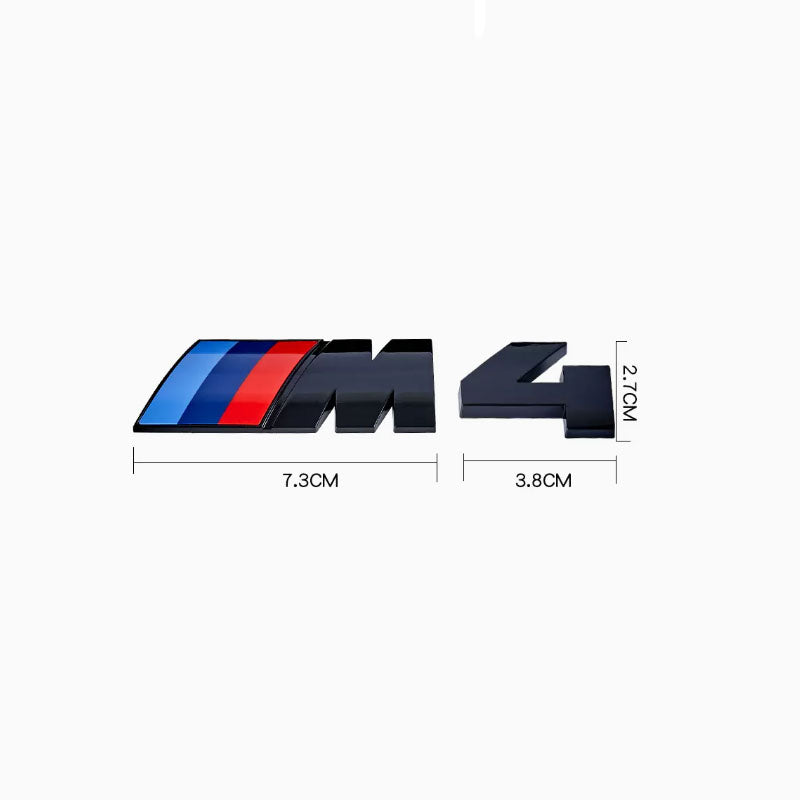ABS M badge Side Rear emblem for Bimmer