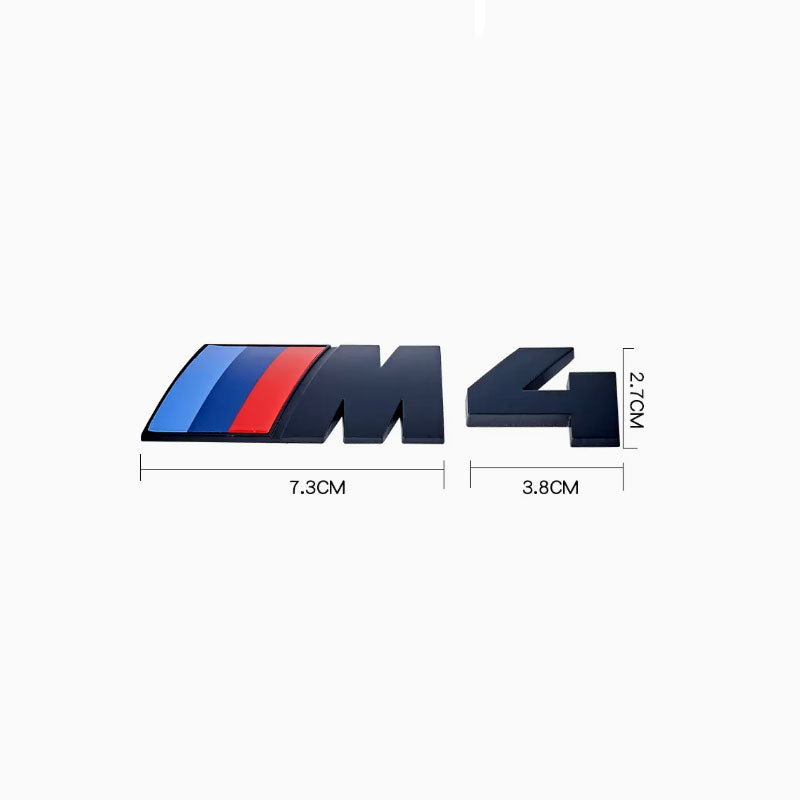 ABS M badge Side Rear emblem for Bimmer