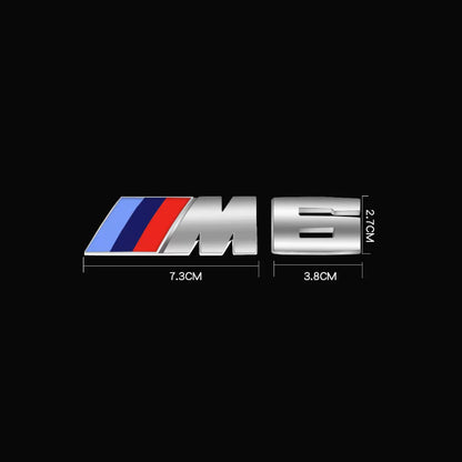 ABS M badge Side Rear emblem for Bimmer