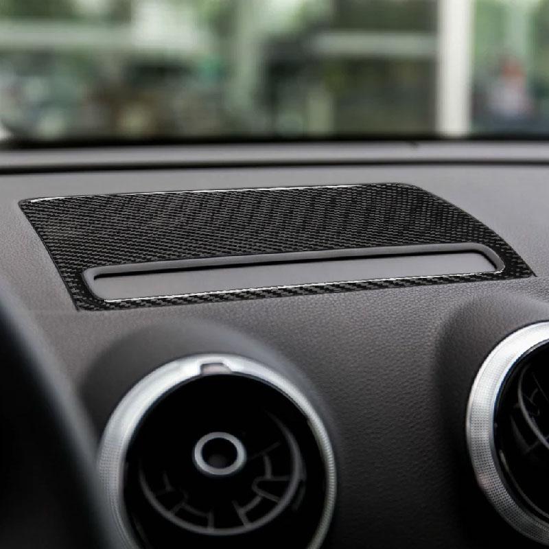 Pinalloy Carbon Fiber Made Navigation Panel stickers for Audi A3 S3 2014- 2019 - Pinalloy Online Auto Accessories Lightweight Car Kit 
