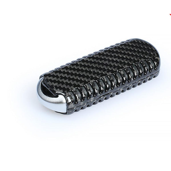 Pinalloy Carbon Fiber Keyless Smart Key Cover Case Fob Shell for Mazda 3 6 MX5