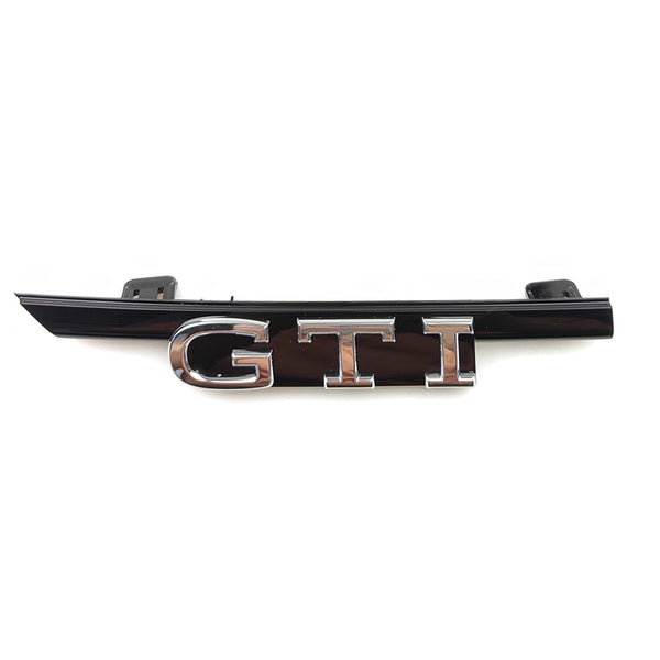 Metal ABS Grill 3D MK8 Style GTI R Wording Frame Emblem