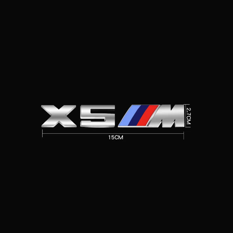 ABS M badge Side Rear emblem for Bimmer