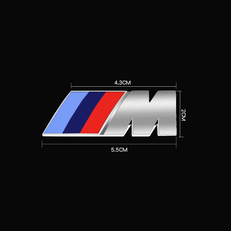 ABS M badge Side Rear emblem for Bimmer