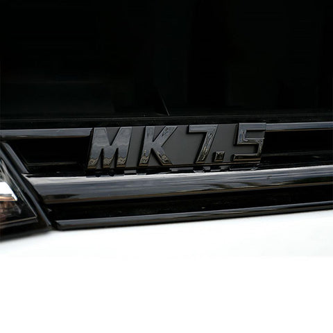 Glossy Black Emblem Grille MK 6 7 7.5 Wording Badge For VW Models