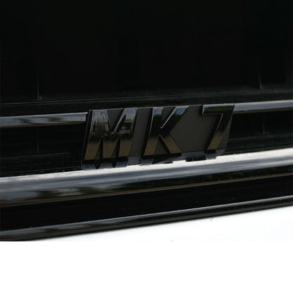 Matted Black Emblem Grille MK 6 7 7.5 Wording Badge For VW Models