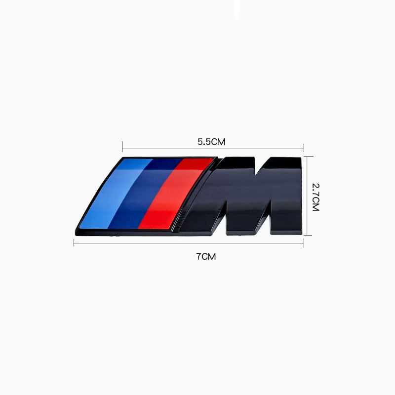 ABS M badge Side Rear emblem for Bimmer